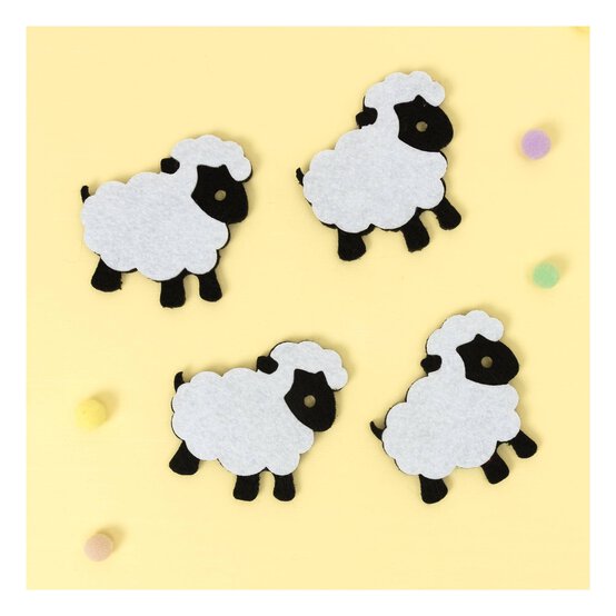 Felt Sheep 4 Pack image number 1