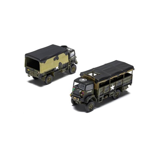 Airfix WWII 3-Ton G.S. and Troop Trucks Model Kit 1:76 image number 2