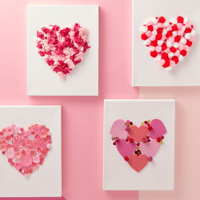 4 Easy Ways to Make a Heart Canvas image number 1