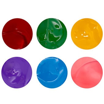 Bright Fabric Paint Pots 5ml 6 Pack image number 3