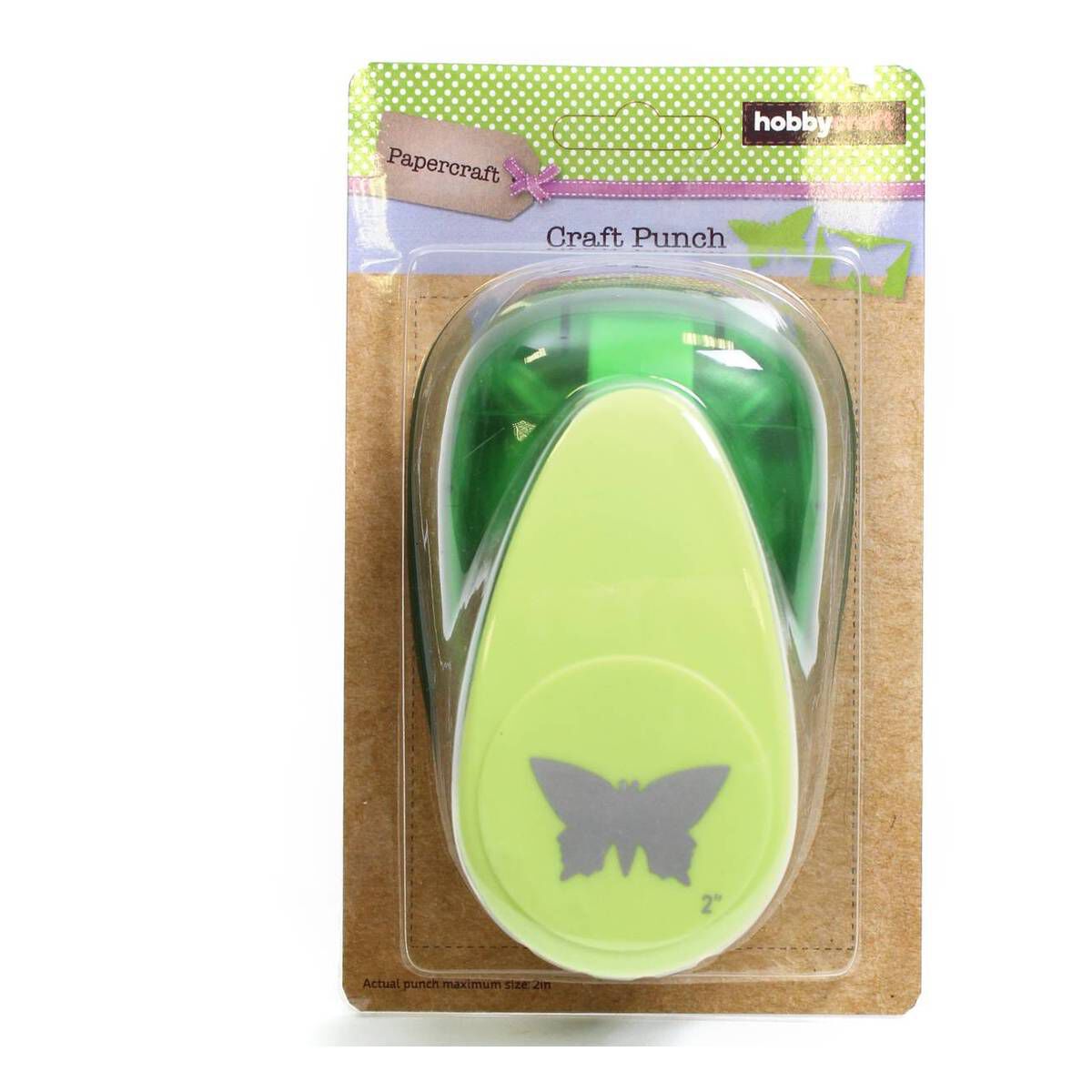 Butterfly Craft Punch 2 Inches Hobbycraft