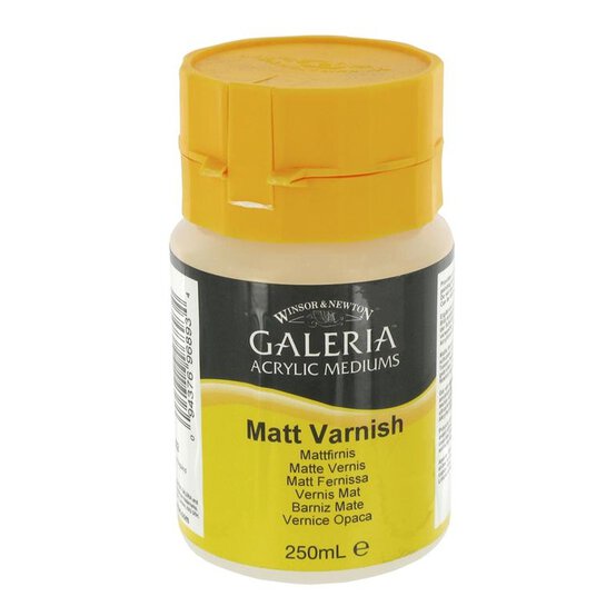 Winsor & Newton Galeria Matt Acrylic Varnish 250ml image number 1