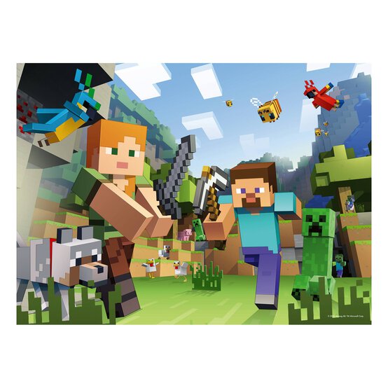 Ravensburger Minecraft XXL Jigsaw Puzzle 100 Pieces image number 2