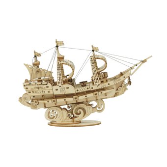 Rolife Sailing Ship 3D Puzzle Kit