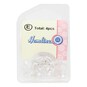 Hemline Clear Novelty Flower Button 4 Pack image number 2
