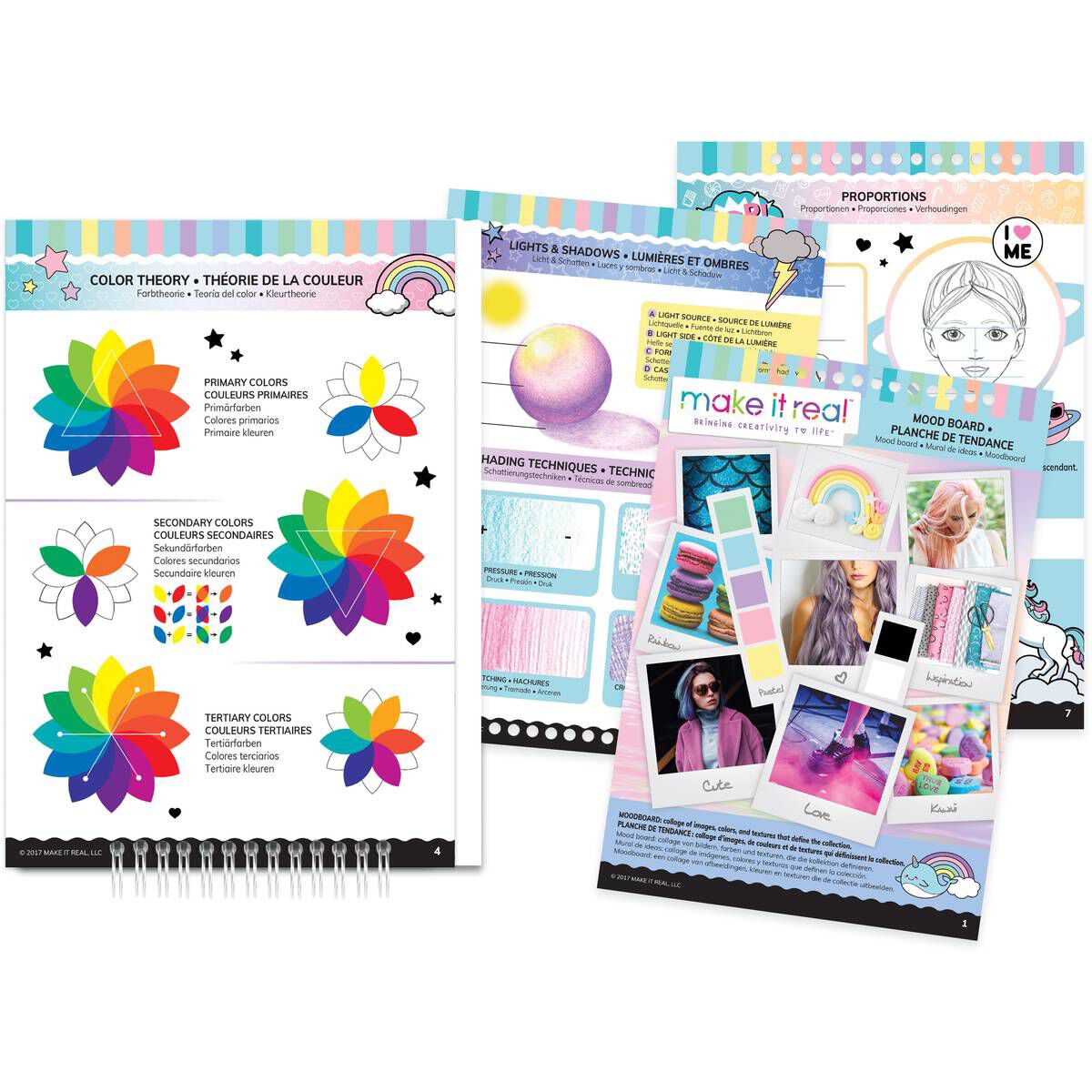 Make It Real Pastel Pop Fashion Design Sketchbook Hobbycraft