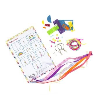 Make Your Own Rainbow Felt Keyrings 2 Pack