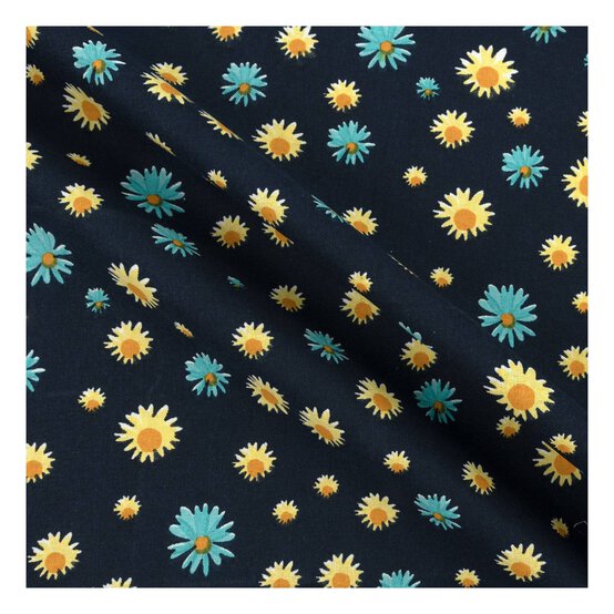 Daisy Floral Cotton Fat Quarters 5 Pack image number 4