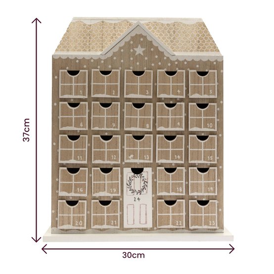 Wooden Advent House image number 5