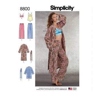 Simplicity Robe and Separates Sewing Pattern 8800 (XS-XL)