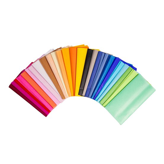 Assorted Tissue Paper 50cm x 65cm 50 Pack