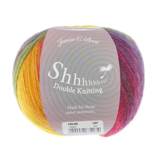 James C Brett Holiday Vibes Shhh DK Yarn 100g image number 1