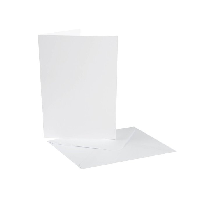 New Blank cards & envelopes 9 colours C6 size card making pack of 6 craft  DIY
