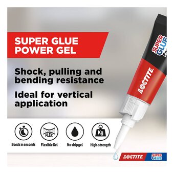 Loctite - Loctite Super Glue-3 Power Flex Gel extra-forte et