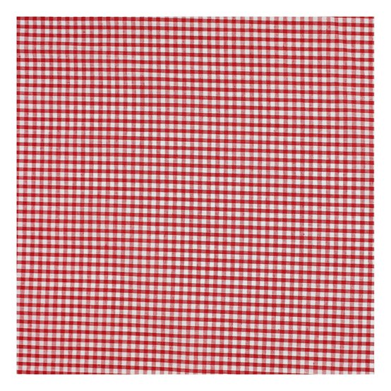 Red 1/8 Gingham Fabric by the Metre image number 2
