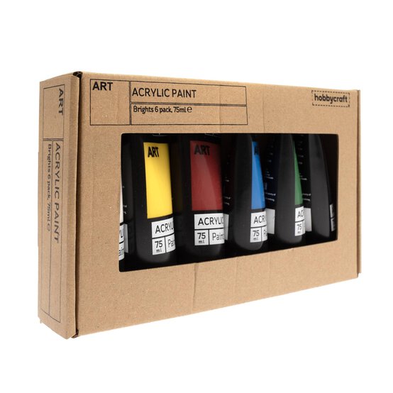 Bright Art Acrylic Paint 75ml 6 Pack image number 4