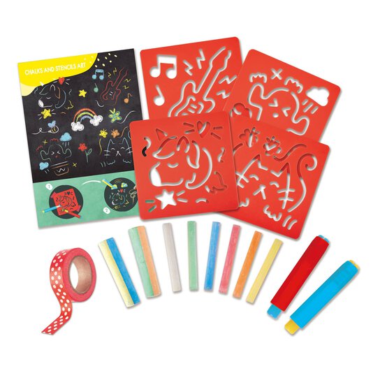 Hape Chalks and Stencils Art image number 3