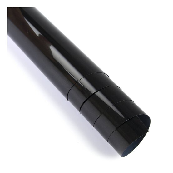 Black PU Iron-On Vinyl 12 x 24 Inches image number 4