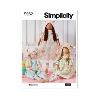 Simplicity Lanky Plush Dolls and Clothes Sewing Pattern S9621