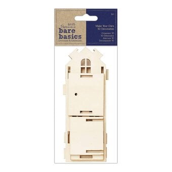 Papermania Bare Basics 3D Tall Wooden House image number 2