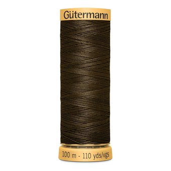 Gutermann Brown Cotton Thread 100m (2960)