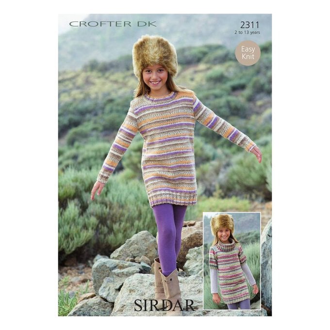 Sirdar Crofter DK Dress Digital Pattern 2311 image number 1