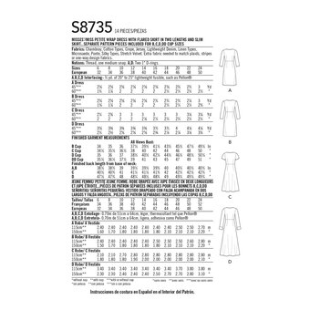 Simplicity Women's Dress Sewing Pattern S8735 (U5 16-24)