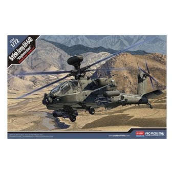 Academy British Army AH-64D Afghanistan Model Kit 1:72