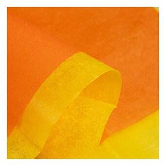 Orange and Yellow Tissue Paper 50cm x 75cm 6 Pack
