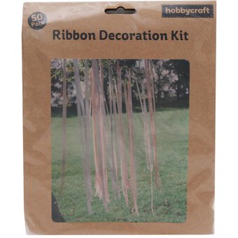 Pastel Ribbon Decoration Kit 50 Pack image number 3