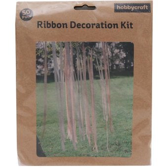 Pastel Ribbon Decoration Kit 50 Pack image number 3