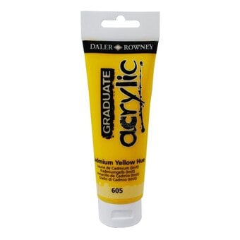 Daler-Rowney Graduate Cadmium Yellow Acrylic Paint 120ml