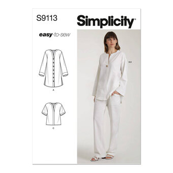 Simplicity Women&rsquo;s Tunic and Trousers Sewing Pattern S9113