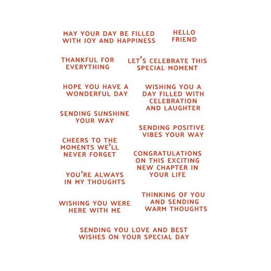 Tonic Studios Wonderful Day Stamp Set 14 Pieces image number 3