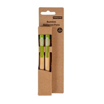 Bamboo Ballpoint Pens 2 Pack image number 4