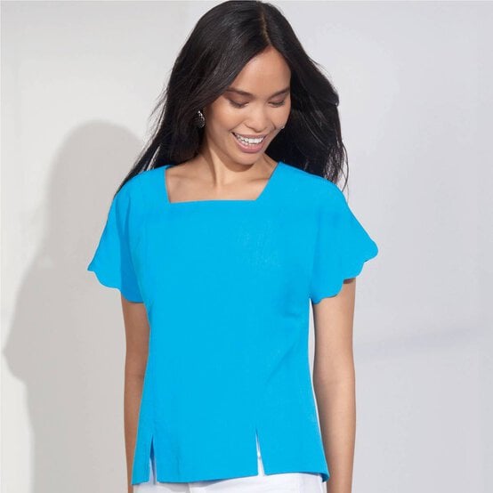 Simplicity Women's Tops Sewing Pattern 6-14 S8883 image number 4