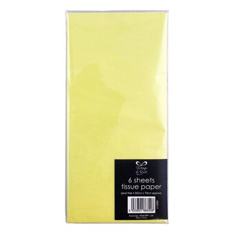 Yellow Tissue Paper 6 Pack