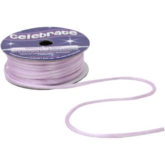 Lilac Ribbon Knot Cord 2mm x 10m image number 3