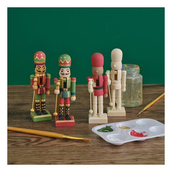 Wooden Nutcrackers 4 Pack image number 1