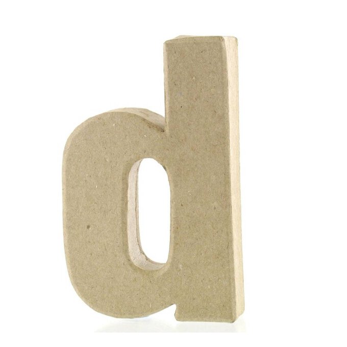 Lowercase Mini Mache Letter D image number 1