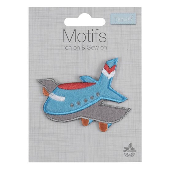 Trimits Plane Iron-On Patch image number 2