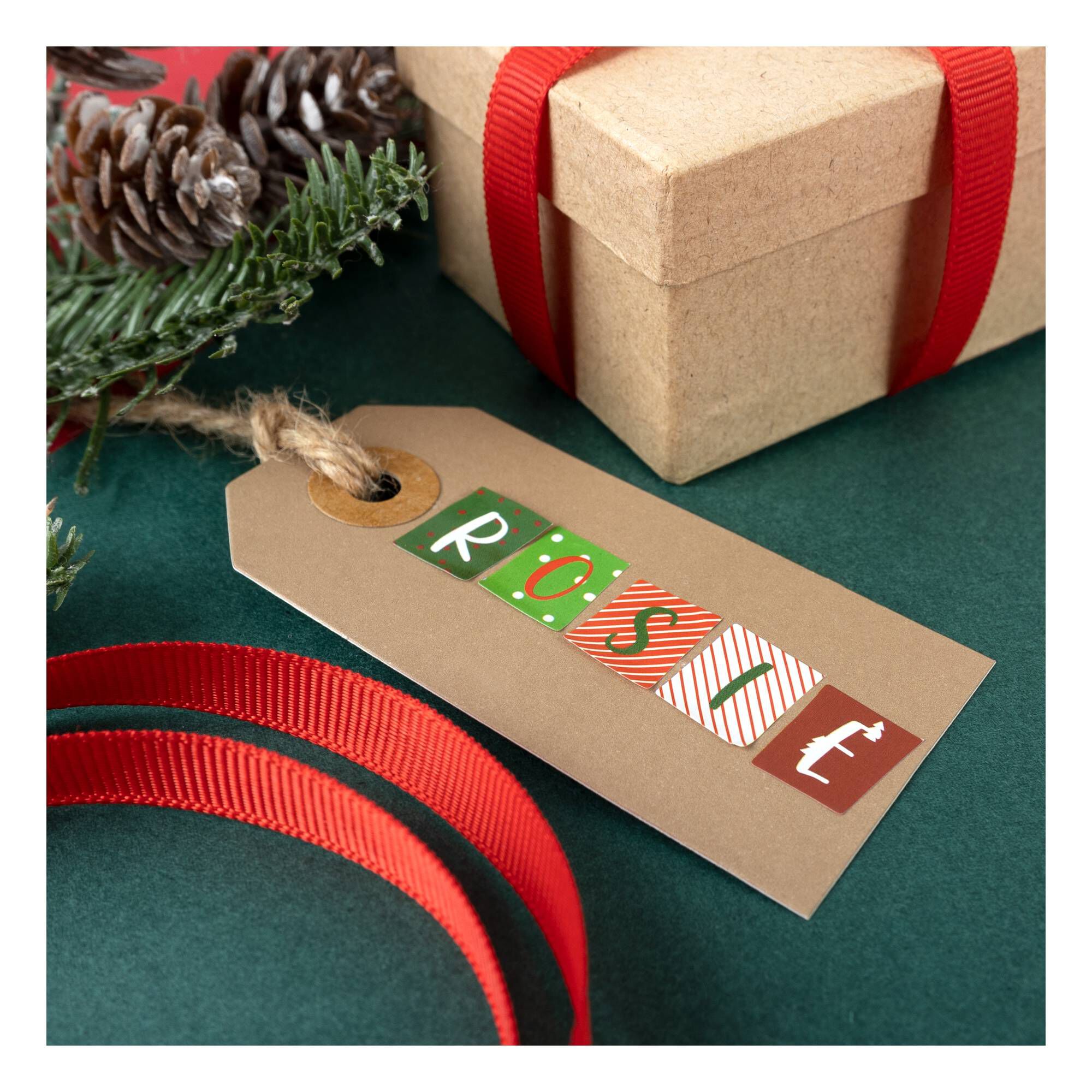 Christmas Letter and Number Stickers Hobbycraft