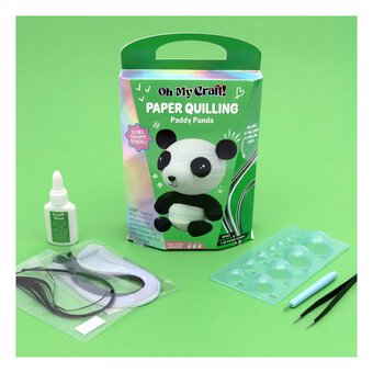 Oh My Craft! Paddy Panda Paper Quilling Kit