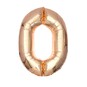 Extra Large Rose Gold Foil Number 0 Balloon image number 1
