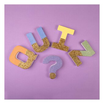 Mini Mache Letter Z 10cm