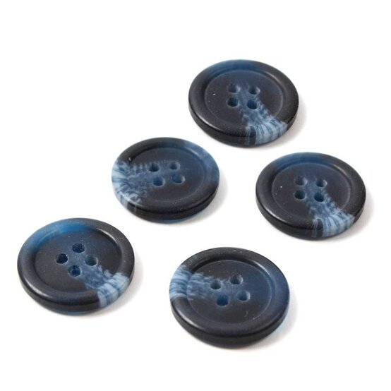 Hemline Assorted Basic Knitwear Button 5 Pack image number 1