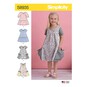 Simplicity Kids’ Dress Sewing Pattern S8935 (3-8) image number 1