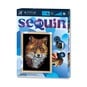 Kitfix Red Fox Sequin Art Blue Premium Kit image number 1
