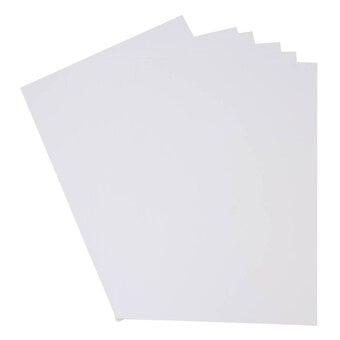 White One Side Coated Stamping Board A4 25 Sheets image number 2