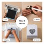 Cricut Infusible Ink Blue Paint Splash Transfer Sheets 2 Pack image number 4